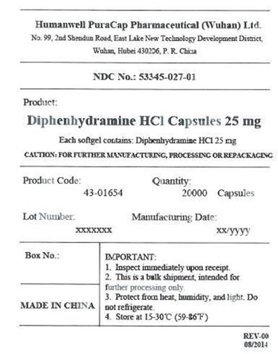 Diphen 25mg bulk label.jpg Diphen 25mg bulk label